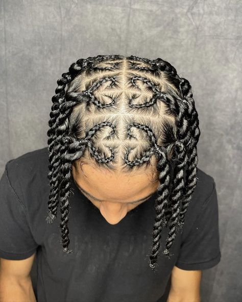 Dope Braided Hairstyles, Men Dreads Styles Black Man, Twist Hair Men, Cornrow Braids Men, Mens Twists Hairstyles, Braids With Fade, Braids Natural, Hair Twists Black, Twists Braids