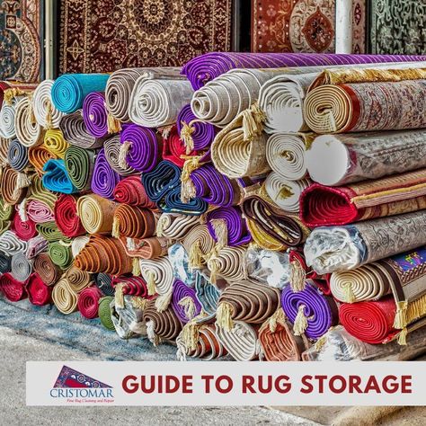 In order to properly store your rug, there are several things to know. Read our latest blog to learn the importance and best practices for placing your beloved rugs in storage! #Cristomar #RugStorage Rug Storage Ideas, Moth Repellent, Holiday Rugs, Paper Store, Big 5, Cleaning Storage, How To Store, Little Critter, Large Area Rugs