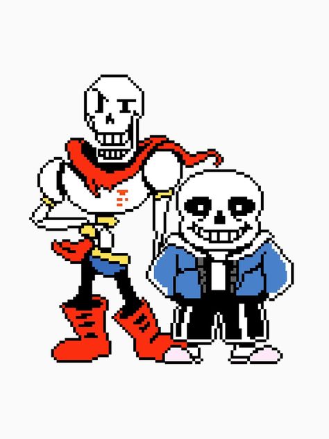 "Undertale - Sans and Papyrus" T-shirt by nervcat #Aff , #AFFILIATE, #Sans, #Undertale, #Papyrus, #nervcat Sans Papyrus, Sans And Papyrus, Undertale Sans, Undertale Art, Stickers For Sale, Ipad Models, Cat Cat, Glossier Stickers, Interesting Art