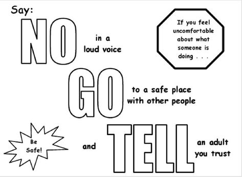 More good lesson ideas Good Touch Bad Touch Worksheet, Good Touch Bad Touch Lessons Kids, Good Touch Bad Touch Activities, Good Touch Bad Touch, Safety Town, Teaching Safety, Protective Behaviours, Bad Touch, Body Safety