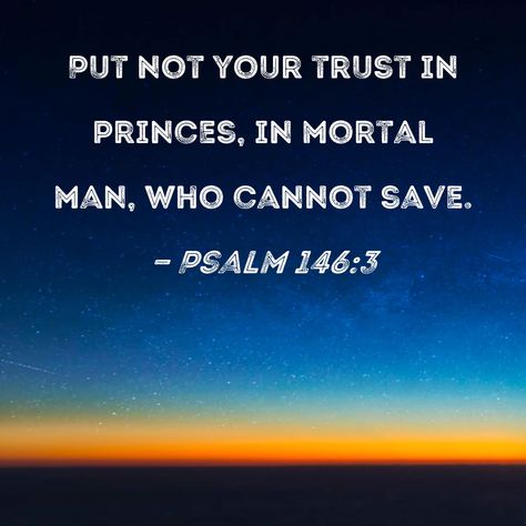 Psalm 146:3 - Praise the LORD, O My Soul Psalm 60, Psalm 118 8, Healing Habits, Only Him, Bible Psalms, O My Soul, The Day Will Come, Catholic Bible, New American Standard Bible