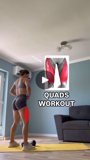 Quads Workout At Home, Quads Workout, Quad Exercises, Effective Workouts, Legs Day, Nutrition Tips, Leg Workout, Fitness Nutrition, On Fire