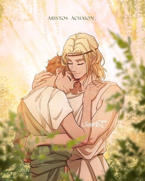 Achilles X Patroclus, Patroclus And Achilles, Whatsapp Wallpapers Hd, Greek Mythology Humor, Achilles And Patroclus, Greek Gods And Goddesses, Gay Books, Greek And Roman Mythology, Greek Mythology Art