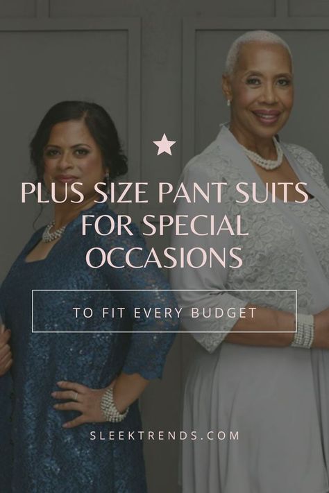 Plus Size Pant Suits For Special Occasions To Fit Every Budget,Comfortable Plus Size Pant Suits,Pant Suits for Women,Plus Size Formal Wear,Beautiful Pant Suits,Pant Suits for Women,Plus Size Clothing Plus Size Formal Wear Special Occasions, Evening Pant Suits, African Formal Dress, Fashion Nova White Dress, Plus Size Pant Suits, Formal Pant Suits, Body Positive Fashion, Capri Outfits, Evening Suit