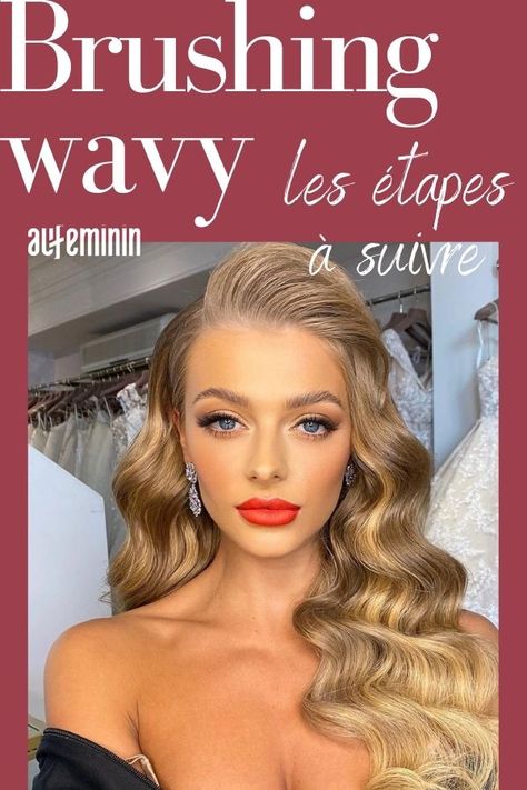 Brushing wavy : les étapes à suivre pour le réaliser à la perfection Lazy Hairstyles, Glam Hair, Studio 54, Brushing, Cute Casual Outfits, Casual Outfits, Hairstyles, Gems, Hair Styles