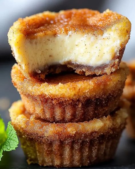 Cinnamon Sugar Cheesecake Bites – Easy Dessert Recipe - optimal recipes Cinnamon Cheesecake Bites, Cheesecake Bites Recipes, Christmas Cheesecake Bites, Snickerdoodle Cheesecake, Cinnamon Cheesecake, Mini Cheesecake Bites, Cheesecake Bites Recipe, Recipes With Few Ingredients, Cake Bites