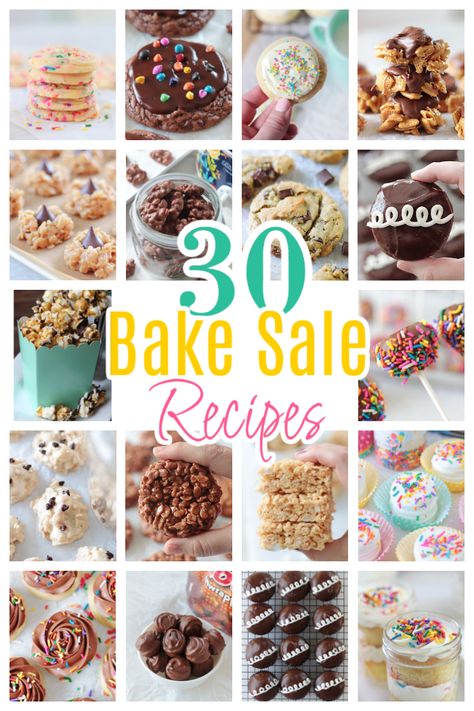 Bake Sale Brownie Packaging, Selling Cookies At Craft Fair, Desserts For Bake Sale Ideas, Bake Sale Recipes Fundraiser, Bake Sale Pies, Easy Cookies For Bake Sale, Summer Bake Sale Treats, Easy Desert Ideas Quick Dessert Recipes No Bake, Bake Sale Treats Easy