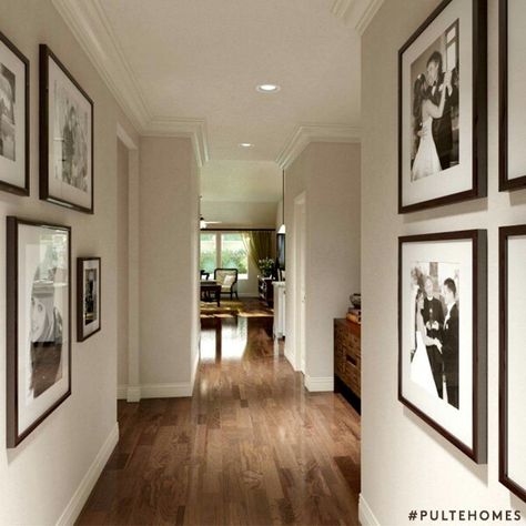 SW 7526 Maison Blanche paint color Brown Floor White Furniture, Dark Wood Light Walls, Wall Colors For Dark Wood Floors, Dark Floors Light Walls, Dark Brown Wood Floors, Dark Brown Floor, Hippy Bedroom, Colored Walls, Wall Color Combination