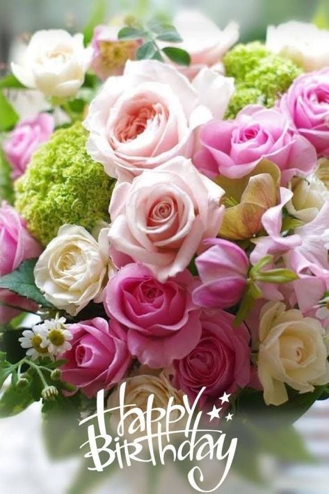 Happy Birthday Flowers Bouquet, Floral Happy Birthday, Happy Birthday With Flowers Bouquets, Happy Birthday Roses Flowers, Floral Happy Birthday Image, Happy Birthday Bouquet, Birthday Wishes Pics, Love Wallpaper Download, Happy Birthday Cake Pictures