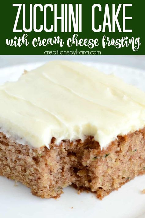 Zucchini Desserts, Zucchini Cakes Recipe, Zucchini Recipes Dessert, Cake Courgette, Cake Design Ideas, Dessert Homemade, Chocolate Zucchini Cake, Bisquick Recipes, Cake With Cream Cheese Frosting