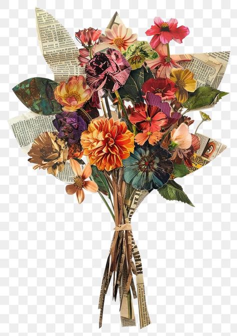 Png Art Aesthetic, Collage Art Material, Collage Images Aesthetic, Plant Collage Art, Canvas Keyword, Newspaper Png, Flowers Cutout, Playlist Wallpaper, Newspaper Pattern