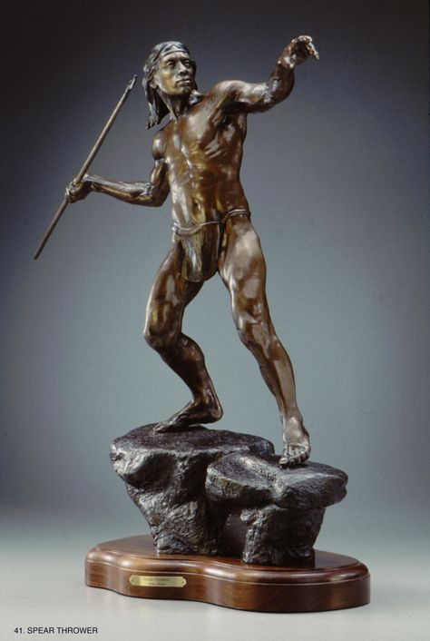 Spear Thrower Spear Thrower, Wire Sculpture, Greek Statue, Statue, Sculpture, Art