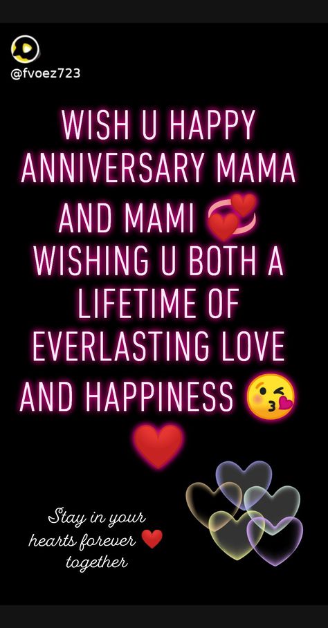 Anniversary wishes ❤️ Happy Anniversary Mama Mami, Happy Anniversary Mama And Mami, Anniversary Wishes From Daughter, Happy Anniversary Didi And Jiju Wishes, Happy Anniversary Mummy Papa Wishes, Anniversary Wishes For Couple Anniversary Wishes For Couple Messages, Happy Anniversary Di And Jiju, Happy Anniversary Bhai Bhabhi Wishes, Anniversary Wishes For Sister And Jiju