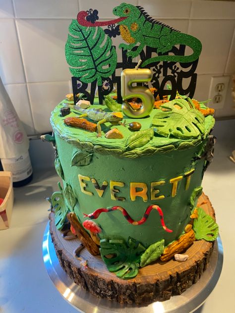 Reptile Cake, Reptile Birthday Cake, Snake Birthday Party Decorations, Lizard Themed Birthday Party, Lizard Birthday Cake, Reptiles Birthday Party Ideas, Lizard Birthday Cake Ideas, Snake Birthday Cake Reptile Party, Lizard Cake