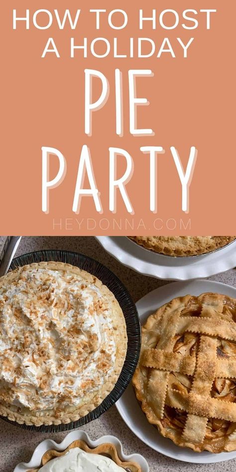 Pie Fundraiser Ideas, Friendsgiving Pie Party, Thanksgiving Pie Party, Pie Party Invitations, Pie Night Party, Pie Auction Ideas, Pie Contest Ideas, Pie Party Decorations, Pie Themed Party