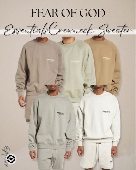 Fear of God Essentials, men’s fall outfit, winter outfit, men’s neutrals, men’s crewneck, men’s gift guide, Essentials Crewneck, Fear Of God Essentials, Closet Staples, Fear Of God, Crewneck Sweater, Crew Neck Sweater, Crewneck Sweatshirt, Winter Outfits, Fall Outfits