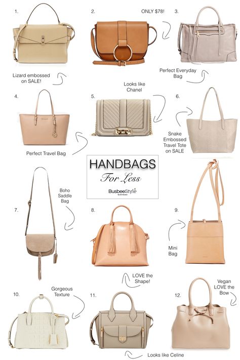 High End Handbags & Similar Bags For Less Handbag Shapes, Affordable Designer Bags, Affordable Bags, Affordable Handbags, Bag Types, High End Handbags, Types Of Handbags, It Bags, Neutral Bag