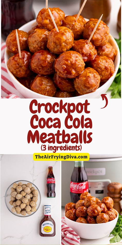 Crockpot Coca Cola Meatballs Recipe Coca Cola Meatballs, Crockpot Meatballs Appetizers, Asian Meatballs Crockpot, Crockpot Meatball Recipes, Meatballs Crockpot, Crockpot Meatballs, Meatball Appetizer Crockpot, Coca Cola Recipes, Coke Recipes