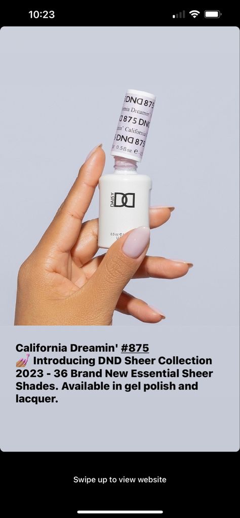 Dnd California Dreamin, Sparkle Nail Designs, Dream Spa, Mens Nails, Dnd Gel Polish, Nail Time, Dip Nails, Nice Nails, Design Nails