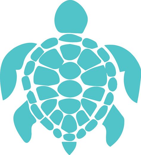 Teal Turtle Animal Stencils, Turtle Quilt, Drawing Stencils, Turtle Pattern, Stencil Template, Green Sea, Stencil Art, Ocean Themes, Stencil Painting