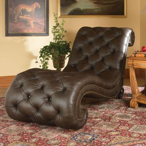 Trevi Leather Chaise Lounge makes me think of a therapist chair :) Brown Chaise Lounge, Brown Chaise, Tufted Chaise Lounge, Leather Chaise Lounge, Leather Chaise Lounge Chair, Leather Chaise, Chaise Lounge Sofa, Chaise Lounge Chair, Leather Furniture