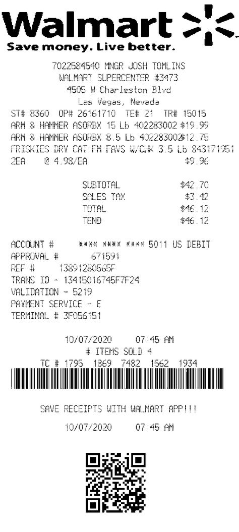 Walmart Receipt Template, Receipt Japanese, Aesthetic Receipt Template, Fake Receipt, Walmart Receipt, Shopping Receipt, Receipt Maker, Free Receipt Template, Fetch Rewards