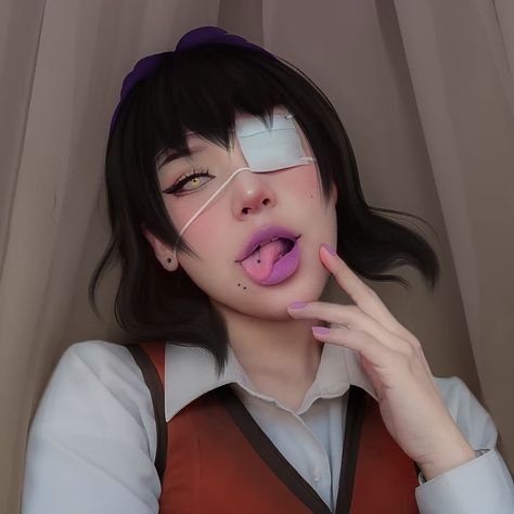 Kakegurui Cosplay, Anime Cosplay Ideas, Anime Cosplay Makeup, Snk Cosplay, Magical Makeup, Aesthetic Grunge Outfit, Anime Cosplay Costumes, Cosplay Characters, Amazing Cosplay