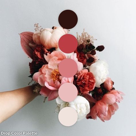 Burgundy And Mauve Wedding Colors, Blush And Berry Wedding, Winter Wedding Dark, Mauve Wedding Colors, Raspberry Wedding, Winter Wedding Color Palette, Burgundy Wedding Colors, Berry Wedding, Peach Wedding Flowers