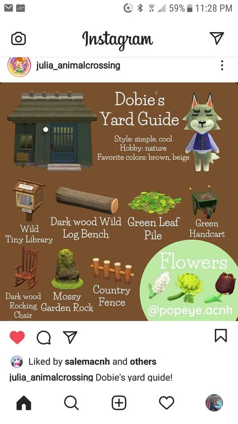 Dobie House Acnh, Dobie Acnh Yard, Acnh Villagers Yard Guide, Acnh Dobie House, Acnh Dobie Yard, Animal Crossing Dobie, Acnh Villager Yard Guide, Dobie Animal Crossing, Dobie Acnh