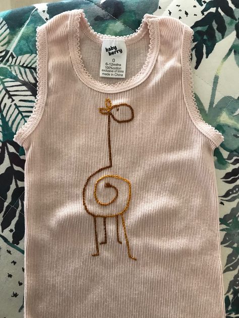 Embroidered Tank Top Diy, Tank Top Ideas, Tank Top Diy, Embroidery Tank Top, Clothes Embroidery Diy, Embroidered Tank Top, Top Diy, Diy Clothes Design, Embroidered Tank