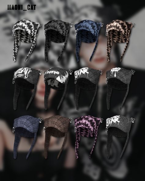 [Maoni_cat]Graffiti HAT | Patreon Sims Clutter, Sims 4 Stories, Sims 4 Hair Male, Sims 4 Male Clothes, Female Accessories, Sims 4 Patreon, Cc Folder, The Sims 4 Pc, Cc Clothes