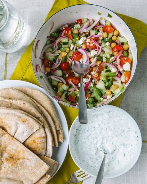 Pita Sandwich, Greek Pita, A Couple Cooks, Pita Sandwiches, Couple Cooking, Wine Vinegar, Pita Bread, Fresh Dill, Ground Pepper