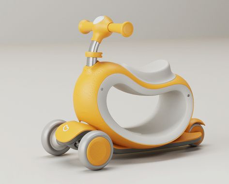 Chic-Children's scooter on Behance 产品设计 Product Design, Simple Product Design, Laptop Desk For Bed, Scooter Design, Seed Packaging, Industrial Design Sketch, Id Design, Bicycle Design, Mood Board Design