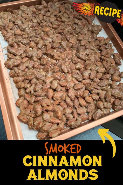 If you love sweet and savory snacks, this is a great recipe to try. Great for salads, charcuterie boards, or a light dessert, too. It’s so easy to make this drool worthy nut snack! Try this fun smoker recipe! This simple smoker recipe is a great guilt free snack or dessert. Smoked Almonds In Smoker, Smoked Nuts In Smoker, Smokehouse Almonds Recipe, Smoked Almonds Recipe, Smoked Desserts, Cinnamon Sugar Almonds, Smoker Grill Recipes, Easy Smoker Recipes, Smoked Almonds