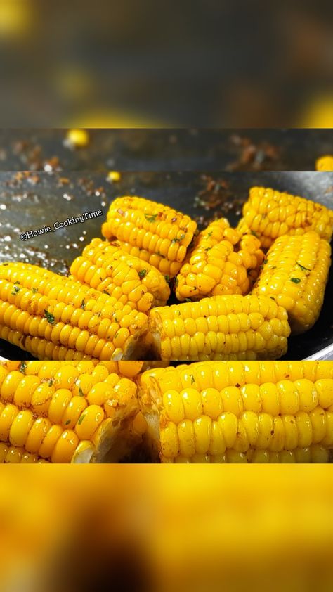 Garlic Butter Corn on the cob Ranch Butter Corn, Oven Corn On The Cob, Sweetcorn Recipes, Sweet Corn On The Cob, Cooking Sweet Corn, Easy Garlic Butter, Sweet Corn Recipes, Boiled Corn, Buttered Corn