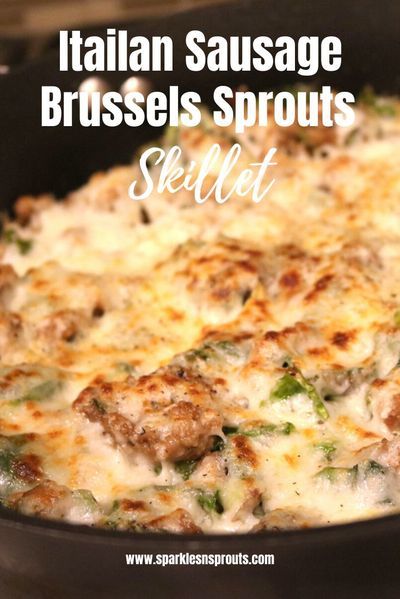 Ground Italian Sausage Recipes, Sausage Dinner, Italian Sausage Recipes, One Skillet Meals, Sprout Recipes, Keto Cooking, Keto Recipes Dinner, Diet Vegetarian, Skillet Meals