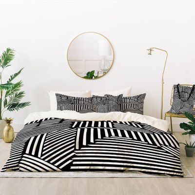 Apartment Bed, Apartment Bedding, Bedroom Ambiance, Striped Duvet, Bed In A Bag, Duvet Covers Twin, Twin Duvet, Deny Designs, King Duvet