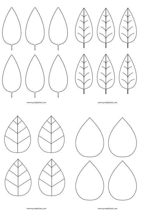 Macrame Leaf Template Printable, Small Leaf Template Printable Free, Printable Leaf Template Free, Shape Templates Printable Free, Leaf Cutout Template, Leaf Template Printable Free, Tree Template Printable Free, Leaf Outline Template, Leaf Patterns Printable