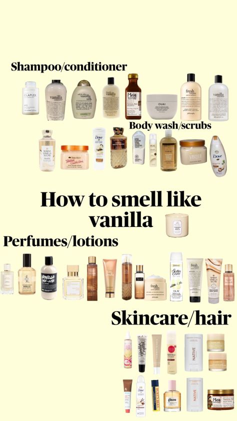 To Smell Like Vanilla, Smell Like Vanilla, Perfume Lotion, Body Hygiene, Shower Skin Care, Body Smells, Perfect Skin Care Routine, Pretty Skin Care, Body Care Routine