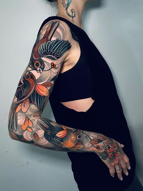 #bodyart #tattoo #art #tattoos #ink #inked #tattooartist #tattooed #tattooart #tattoolife #instatattoo #artist #piercing #inkedup #bodypaint #photooftheday #bodypainting #instagood #instaart #tattooing #tattooist #bodypiercing #body #tat #love #tatted #tatts #makeup #tats #photography Neotraditional Tattoo, Blackout Tattoo, Tattoo People, Make Tattoo, Japanese Tattoo Designs, Modern Tattoos, Tattoo Project, Japanese Tattoo Art, Spine Tattoos