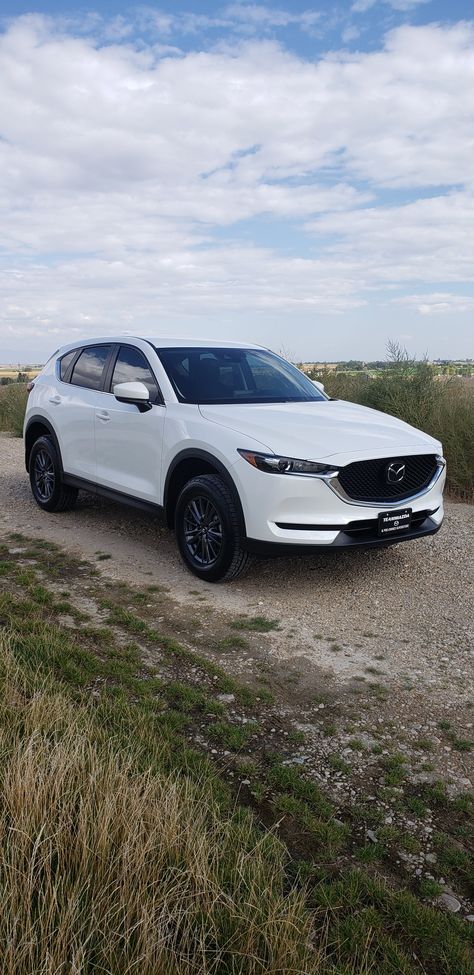 Cars For New Drivers, Mazda Suv Cx5, White Suv Cars, Mazda Car Aesthetic, White Mazda Cx5, Aesthetic Car Exterior, Mazda Cx5 Aesthetic, White Suv Aesthetic, Mazda Cx5 2024