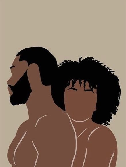 African American Couples, Dorm Gift, Black King And Queen, Art Romantic, Black Couple Art, Couple Kissing, Couple Painting, Art Couple, Black Couple