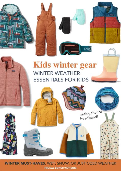 Kids Hiking Outfit, Kids Snow Gear, Kids Winter Clothes, Ski Trip Outfit, Toddler Outdoor, Kids Winter Outfits, Clothes Hacks, Winter Wardrobe Essentials, Snow Gear