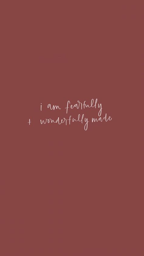 Fearfully And Wonderfully Made, Phone Wallpaper Quotes, Ayat Alkitab, Wonderfully Made, Whatsapp Wallpaper, Bible Verse Wallpaper, Scripture Quotes, Verse Quotes, Bible Inspiration