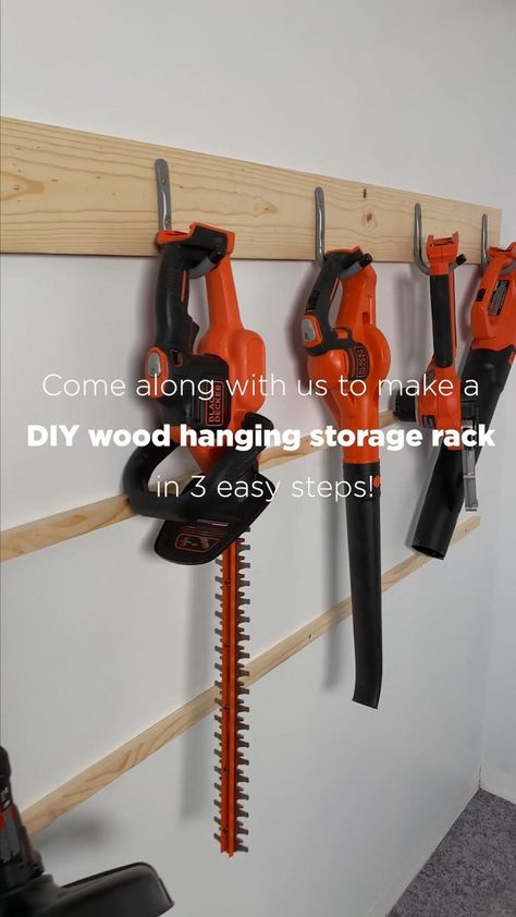 Diy Hanging Storage, Sick Gifts, Barn Makeover, Garage Hacks, French Courtyard, Skilled Trades, Garage Storage Inspiration, Garage Organization Tips, Garage Organisation