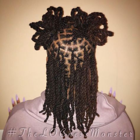 Two strand twists w/ Loc Petals by #TheLocnessMonster Loc Petals, Short Locs, Twa Hairstyles, Two Strand Twists, Short Locs Hairstyles, Two Strand Twist, Locs Hairstyles, Locs, Dreadlocks