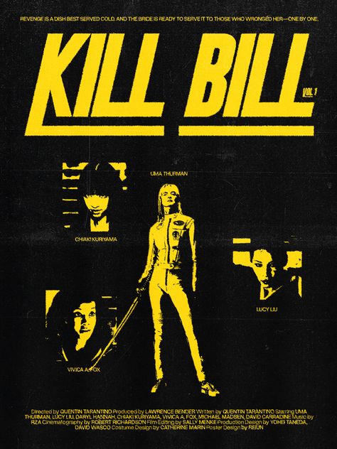 KILL BILL VOL.1 Movie Poster Design by REIUN (Photoshop)  #photoshop #movieposter #posterdesign #killbill The Wolf Of Wall Street Movie Poster, Kill Bill Pfp, Kill Bill Aesthetic, Kill Bill Poster, Kill Bill Movie, Robert Richardson, Kill Bill Vol 1, Movie Poster Design, Daryl Hannah