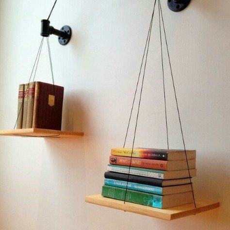 Shelfies Wall Mounted Shelving Unit, Creative Bookshelves, Bookshelf Design, Bookshelves Diy, Creative Furniture, Minimalist Home Decor, Décor Diy, Man Cave Decor, Book Shelf