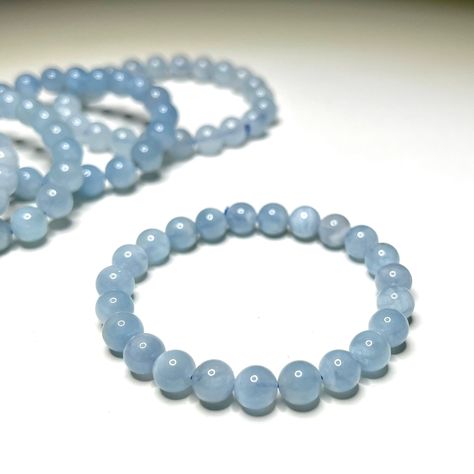 Light Blue Beaded Bracelets, Aquamarine Beaded Bracelet, Light Blue Bracelet, Aquamarine Bracelet Beads, Water Stone, Aquamarine Bracelet, Blue Beaded Bracelets, Clear Communication, Aquamarine Beads