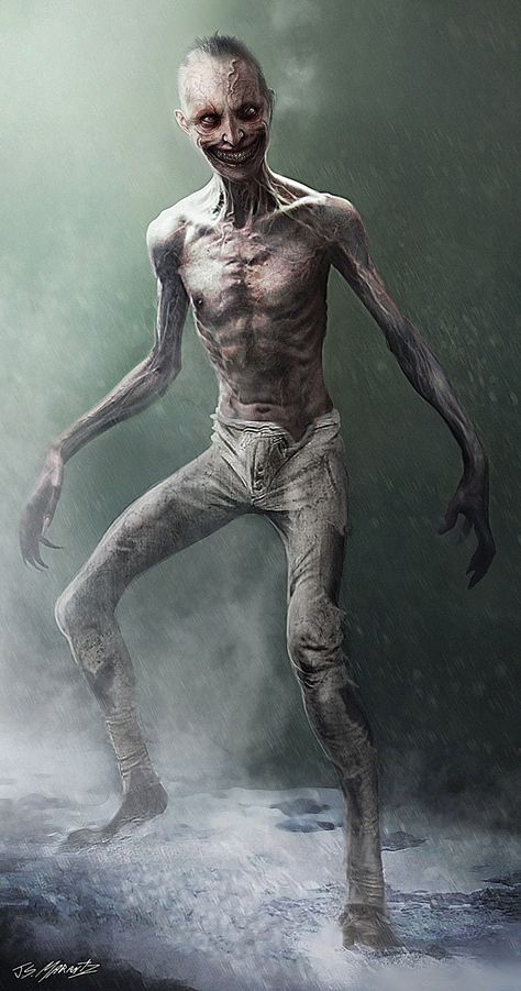 That Just Freakin' Scary! Zombie Rpg, Fantasy Zombie, Ghoul Art, Arte Zombie, Dark Creatures, Rpg Ideas, Zombie Art, Horror Artwork, Horror Monsters